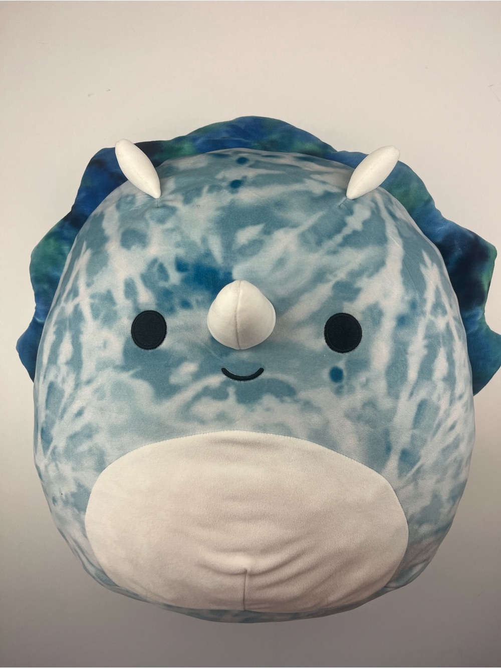 Squishmallow 16” Blue Triceratop (Jerome)